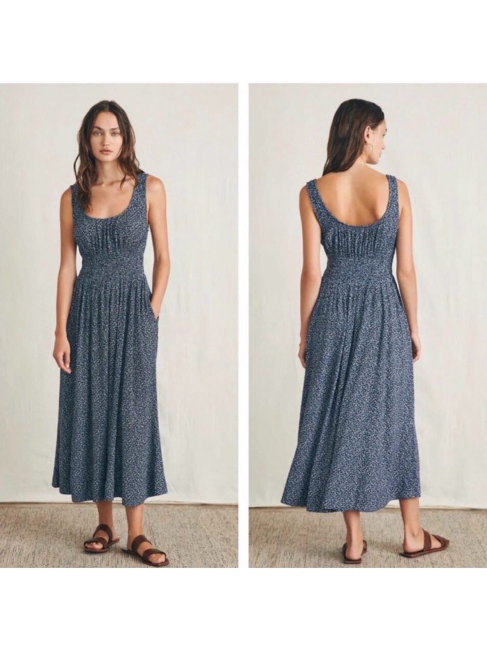 Faherty sunseeker midi dress